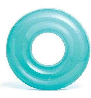 Transparant gekleurde zwemband - Blauw