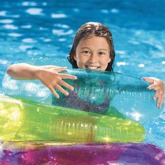 Transparant gekleurde zwemband - Geel