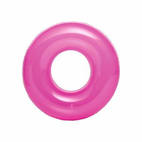 Transparant gekleurde zwemband - Roze