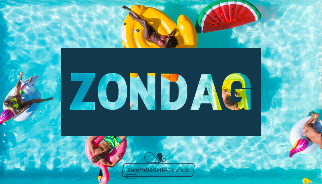 Zondag van de zwembad zevendaagse